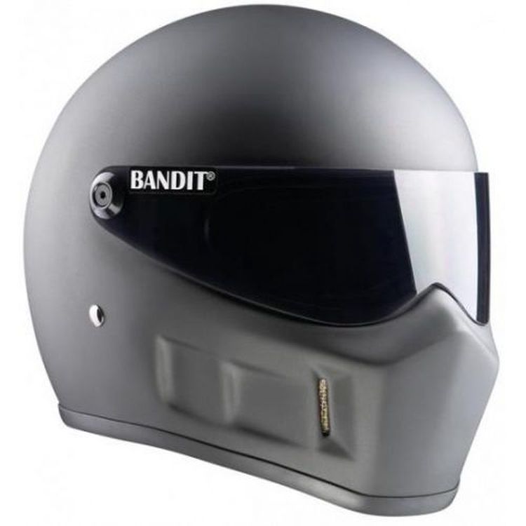 Bandit Super Street Motorcycle Helmet - Matt Black